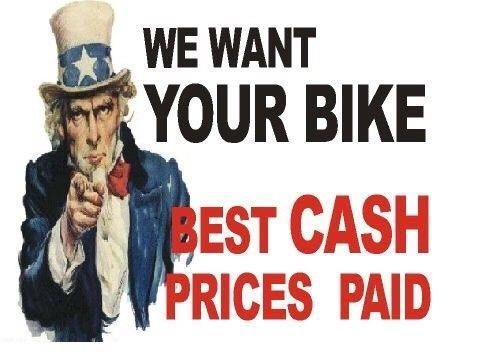 WANTED - MOUNTAINBIKES FOR CASH - INSTANT CASH FOR BICYCLES - I WILL BUY YOUR BIKE OR DO A TRADE IN