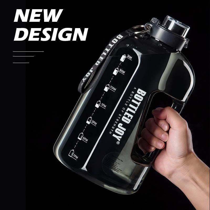 100% Leakproof 1.5L Motivation Water Bottle for Sports Plastic