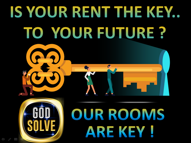 Godsolve rent  touches God. Succeed with us, no matter what is going on in the world.