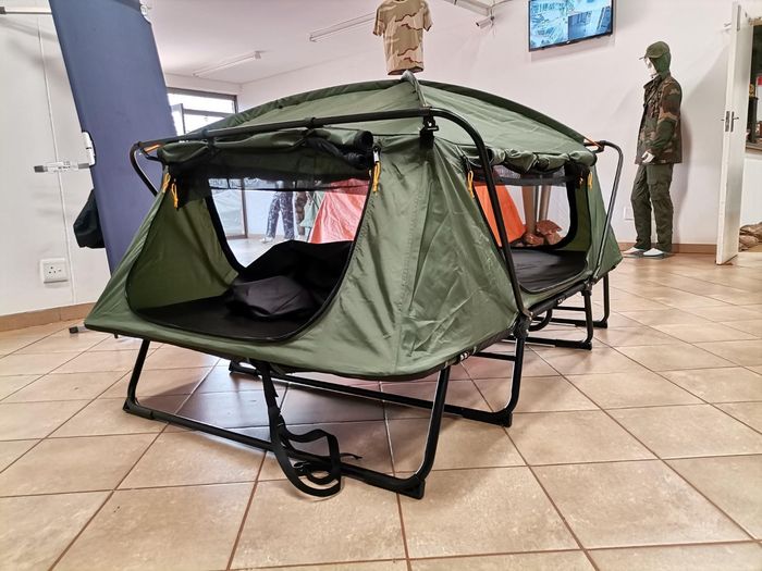 Double on sale stretcher tent