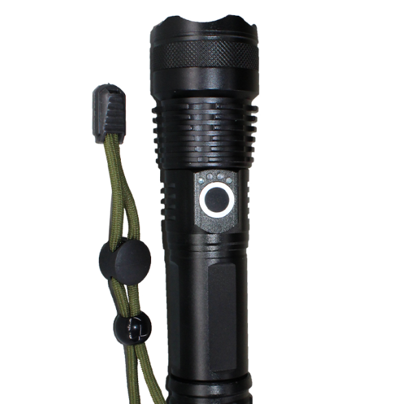 Recoverable LED Rechargeable Tactical Torch - WORKING COMPLETELY