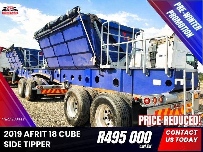 2019 AFRIT 18 CUBE SIDE TIPPER