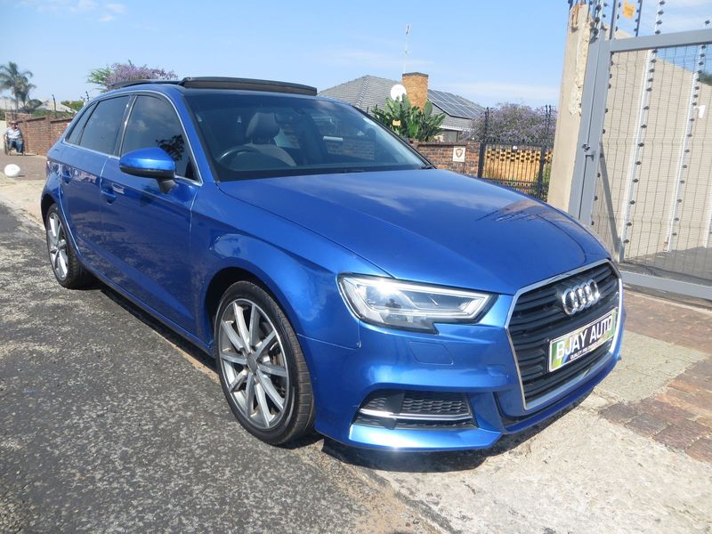 2019 Audi A3 Sportback 1.0 TFSI, Blue with 59000km available now!