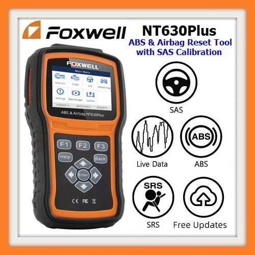 Auto reset tool with SAS Calibration Foxwell nt630 plus Airbag and Abs reset