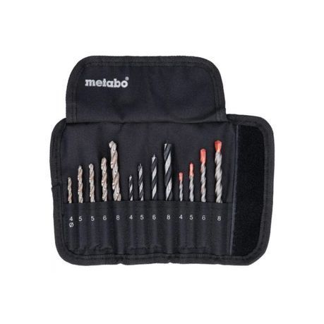 Metabo - Drill Bit Assortment Set in Roll Up Carry Case - 13 Piece