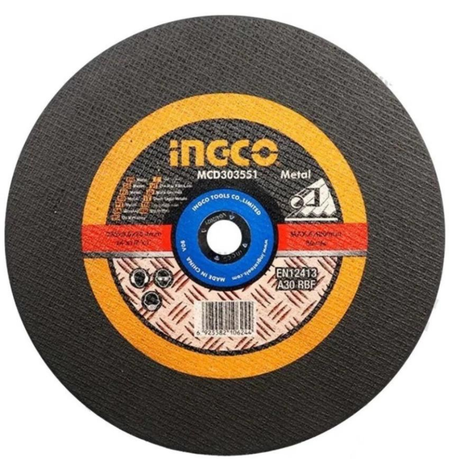 Ingco - Abrasive Metal Cutting Disc (355mm) - 1 x Disc