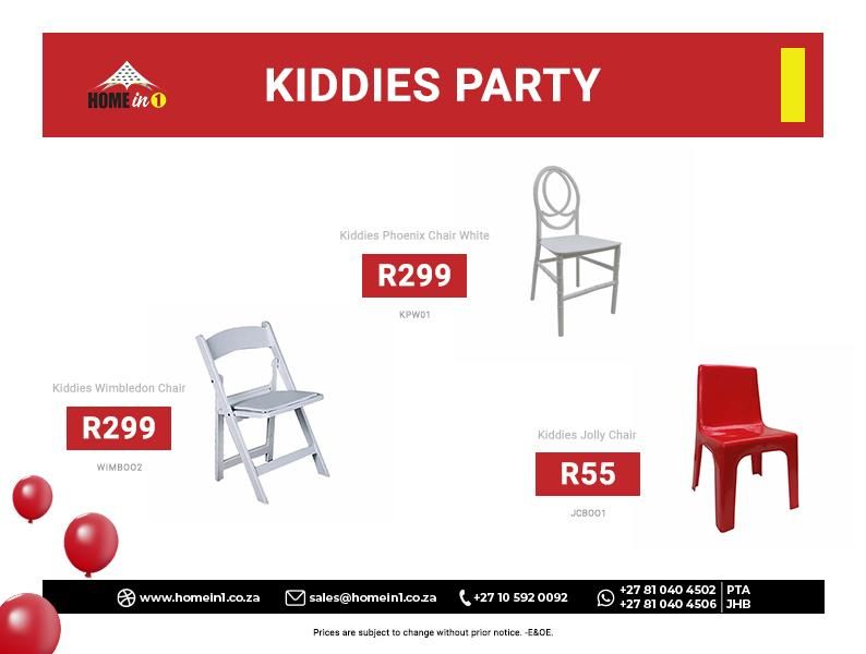 Kiddies chairs