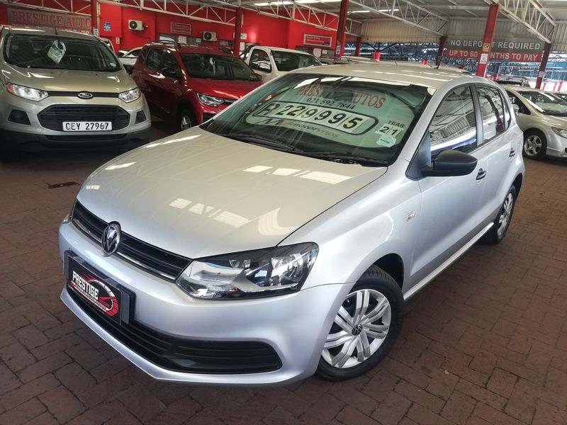 Silver Volkswagen Polo Vivo Hatch 1.4 Trendline with 38383km available now!