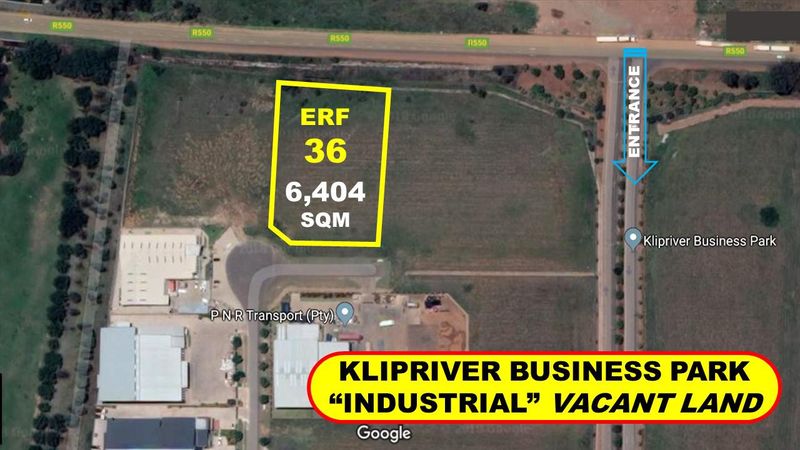 6,404 m2 STAND, SECURE INDUSTRIAL PARK (&#64; R550/SQM)
