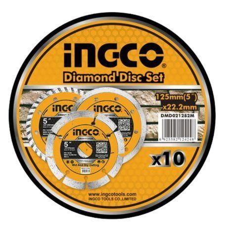 Ingco - Diamond Disc Set (125 mm) (10 Piece)