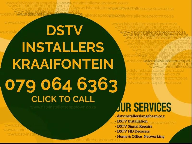 DSTV Installation Kraaifontein  079 064 6363 Call Out ZAR 450 Northern Suburbs
