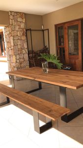 Industrial Rustic Oak table