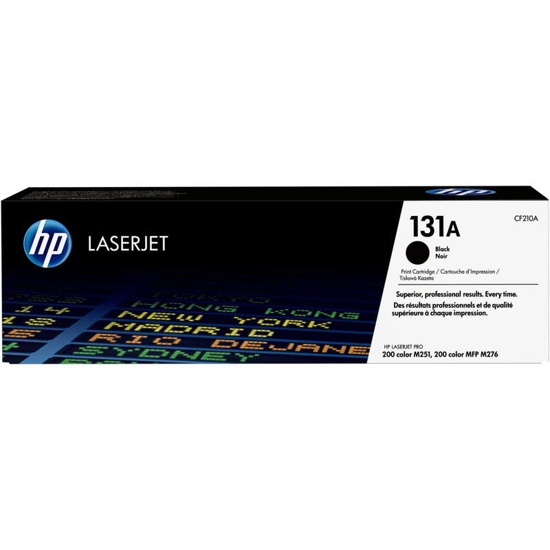 HP 131A Black Toner Cartridge 1,520 Pages Original CF210A Single-pack - Brand New