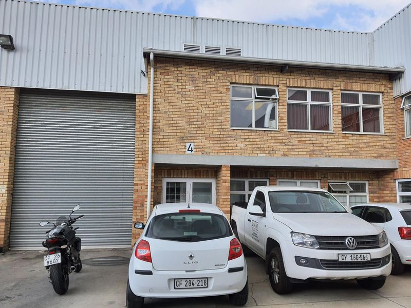 311m2 Warehouse available at Unit 4,  Cecil Morgan Street, Stikland Industria, Bellville