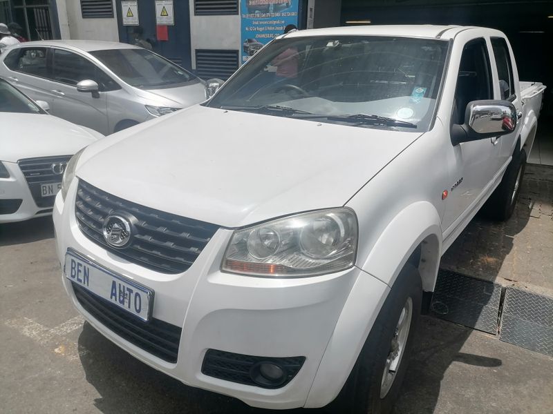 2012 GWM Steed 5 2.5 TCi 4x4 D/Cab Lux, White with 80000km available now!