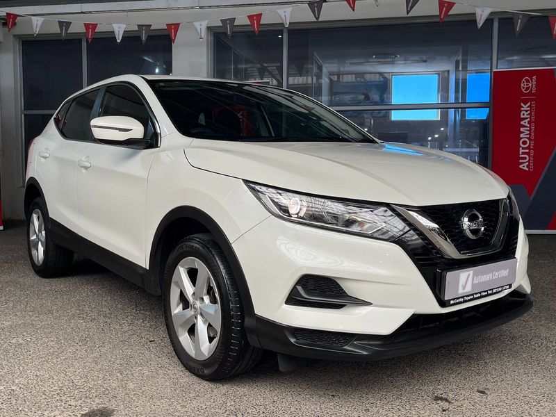 2019 Nissan Qashqai 1.2T Visia, White with 101900km available now!