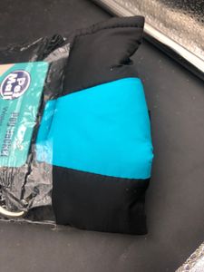Blue Waterproof Winter Dog Jacket - Blue / Black - S