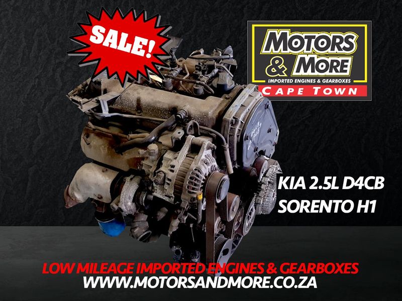 Kia Sorento D4CB 2.5D Engine For Sale No Trade in Needed