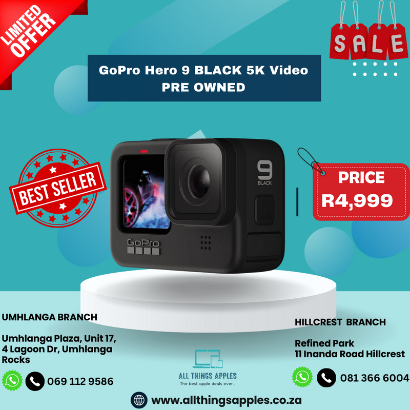 GoPro Hero 9 BLACK - Pre Owned