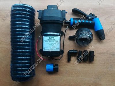 WASH PUMP KIT 12V 12.5LPM 9PCS