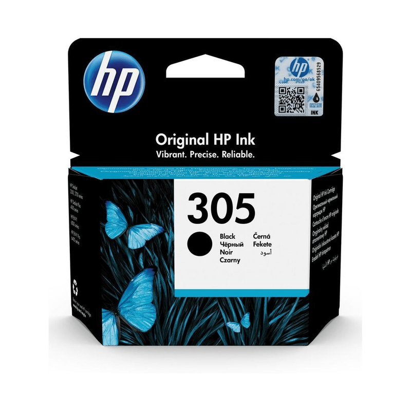 HP 305 Black Standard Yield Printer Ink Cartridge Original 3YM61AE Single-pack - Brand New