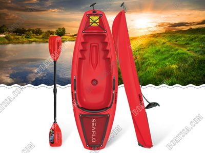 Seaflo Kayak Child Red With Paddle Up To 55kg