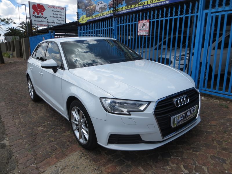 2018 Audi A3 Sportback 1.0 TFSI S Tronic, White with 78000km available now!