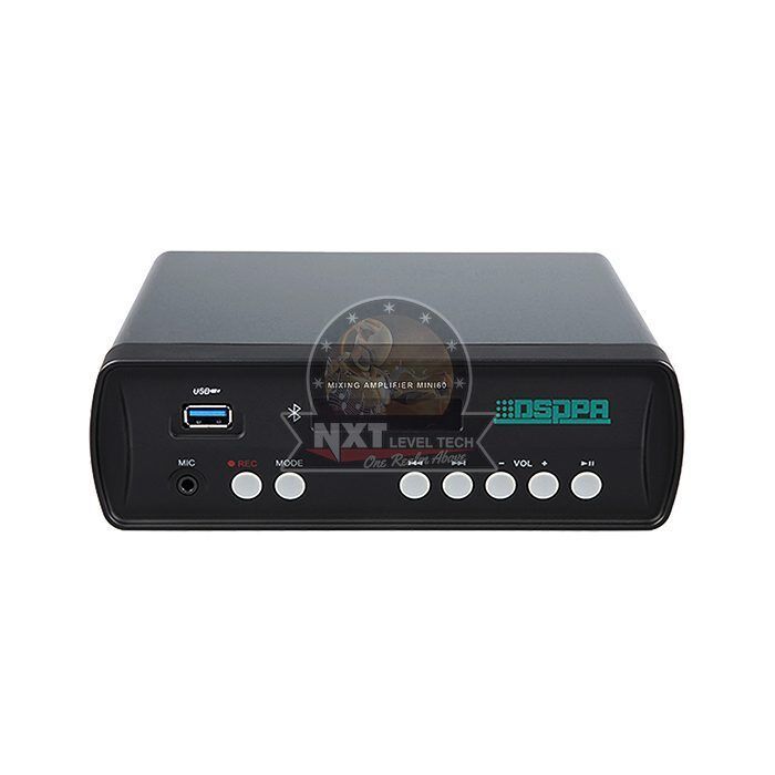 DSPPA Mini60 2x30W Mini Digital Amplifier with USB &amp; Bluetooth