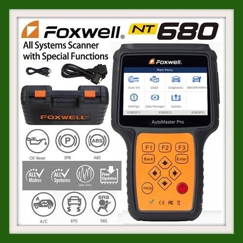 Auto scanning tool Foxwell NT680 All Systems Diagnostic Scanner With Special Functions