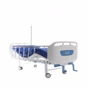 2 Crank Manual Hospital Bed - Backrest And Legrest Adjustable With Lockable Castors. Free Delivery