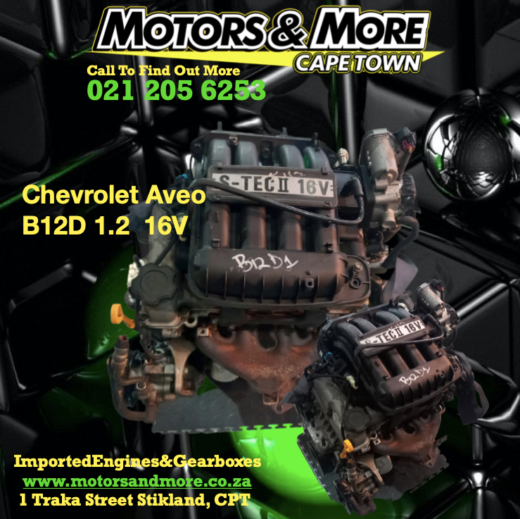 Chevrolet Aveo B12D 1.2i 16V Engine For Sale