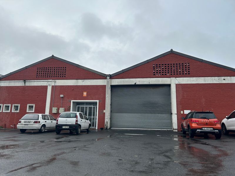 Secure industrial unit with drive-through access
