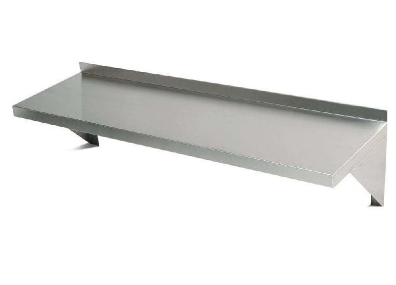 Stainless Steel Wall Mounted Shelf -Single and Double
