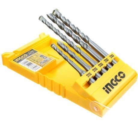 Ingco Hammer Drill Bits Set 5 Pieces