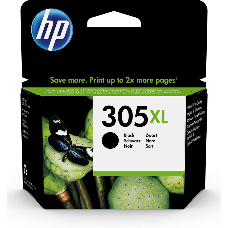 HP 305XL Black High Yield Printer Ink Cartridge Original 3YM62AE Single-pack - Brand New
