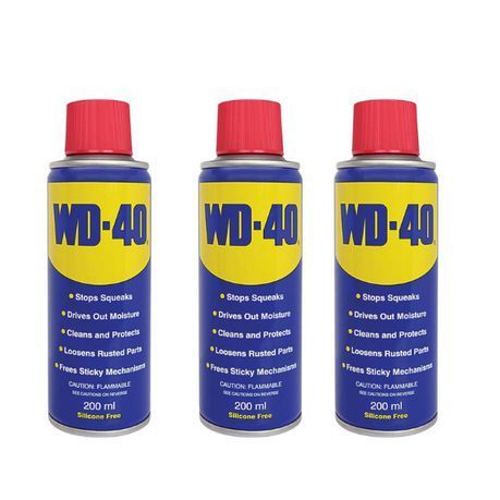 WD40 - Multi-Use Lubricant 200ml (Pack of 3)