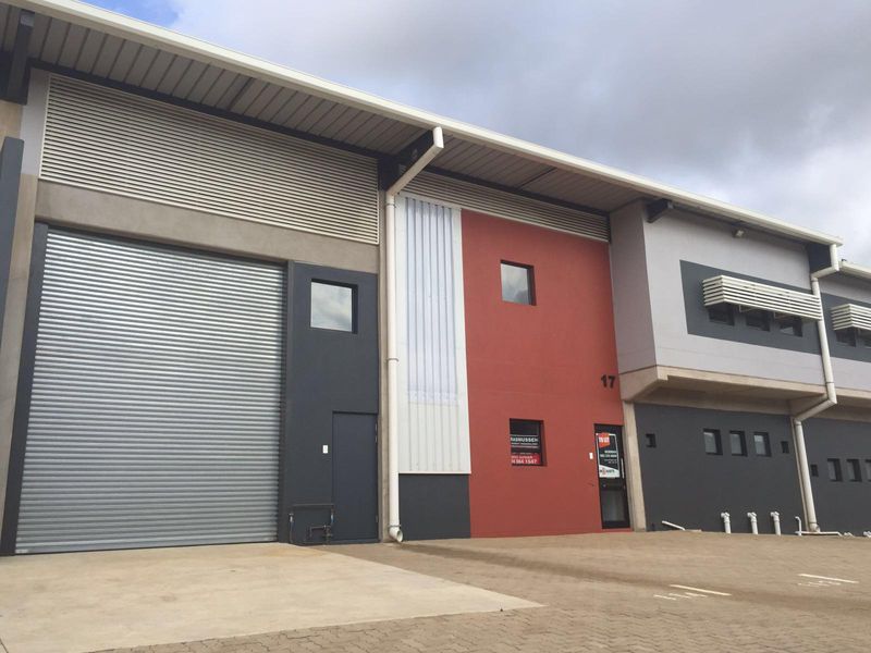 Cornubia Durban a new industrial mini factory to rent 537 square metres secure complex A grade