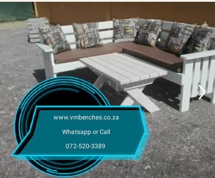 GARDEN BENCHES and OUTDOOR BENCHES .... visit www.vmbenches.co.za