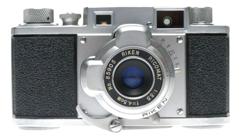 Riken Ricoh 35 Rangefinder Film Camera Ricomat 1:3.5 f&#61;4.5cm