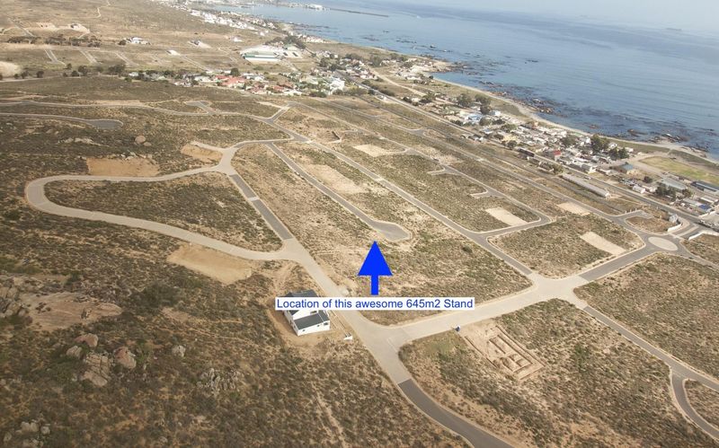 Large Amazing Vacant Sea View Stand For Sale In Steenberg Cove, St Helena Bay