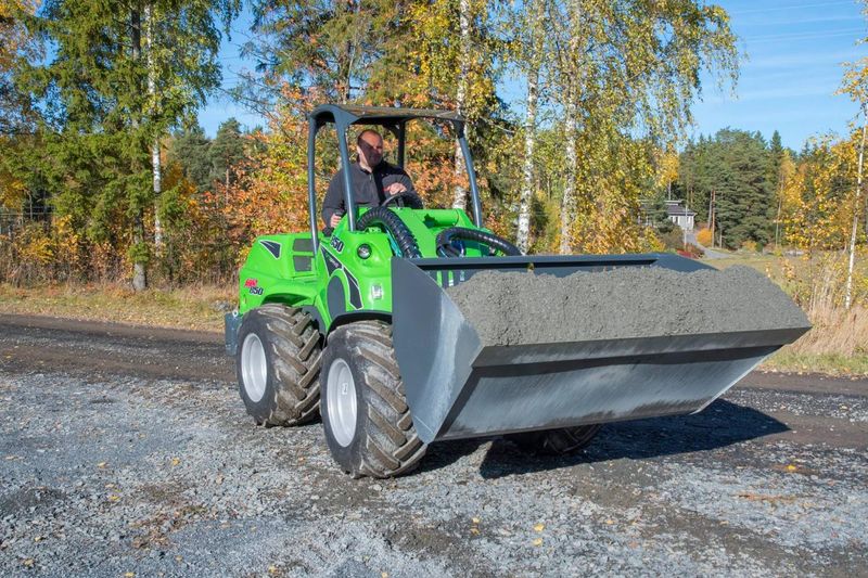 Avant 850 Articulated Trenching Tractor Loader powered by Kubota V2403 36 kW 49 hp diesel engine
