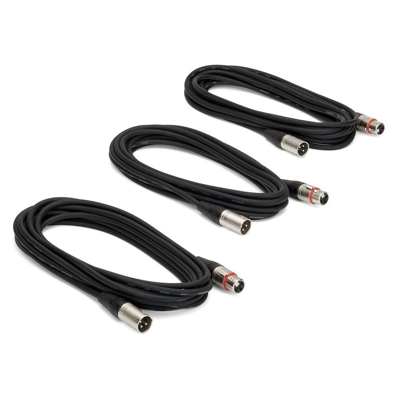 Samson MC18 Microphone Cable 3 Pack