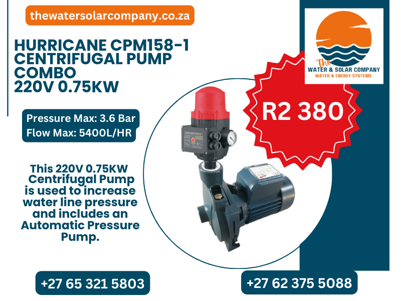 CPM 158 Pressure Pump Combo (0.75KW - 220V)