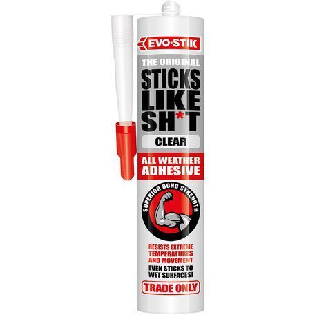 Evo-Stik Sticks Like Grab Adhesive Clear - 290ml
