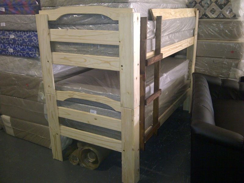 Brand new wooden double bunks on special.