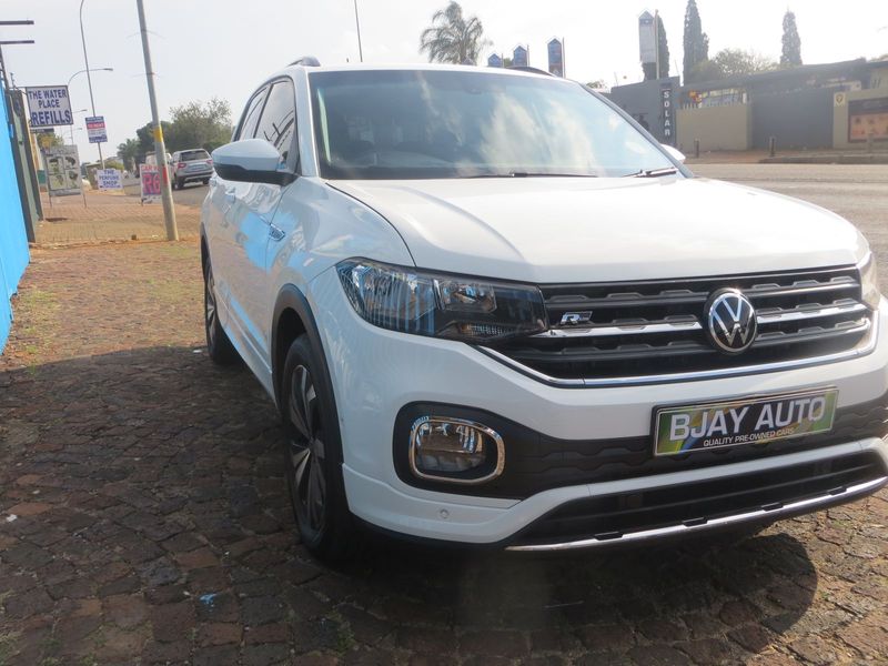 2022 Volkswagen T-Cross MY20 1.5 TSI  R-Line DSG, White with 3000km available now!