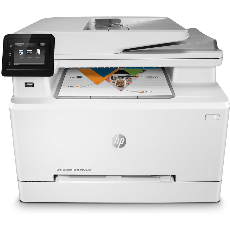 HP Color LaserJet Pro M283fdw A4 Multifunction Colour Laser Home &amp; Office Printer 7KW75A