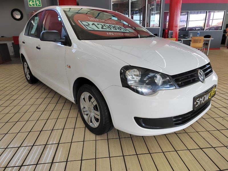 White Volkswagen Polo Vivo Sedan 1.4 Trendline with 133112km available now!