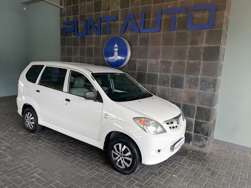 2011 Toyota Avanza 1.3 S Panel Van, White with 121900km available now!