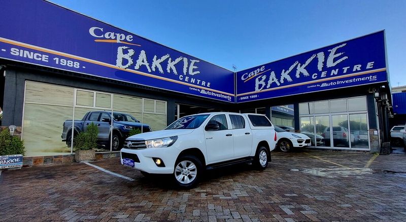 2018 Toyota Hilux 2.4 GD-6 D/Cab RB SRX, White with 217000km available now!